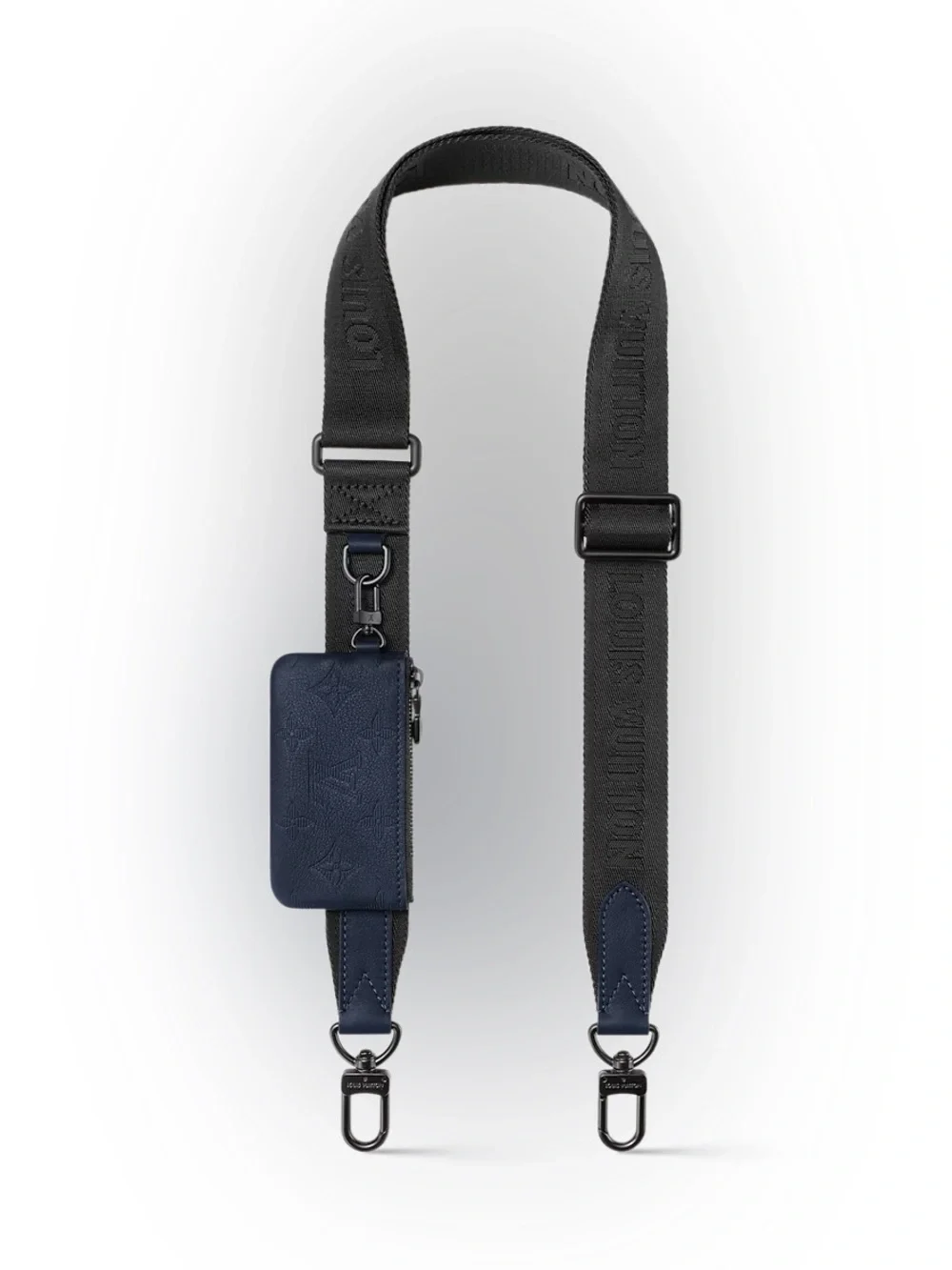 Louis Vuitton M14785 Trio Messenger Navy blue Monogram Shadow